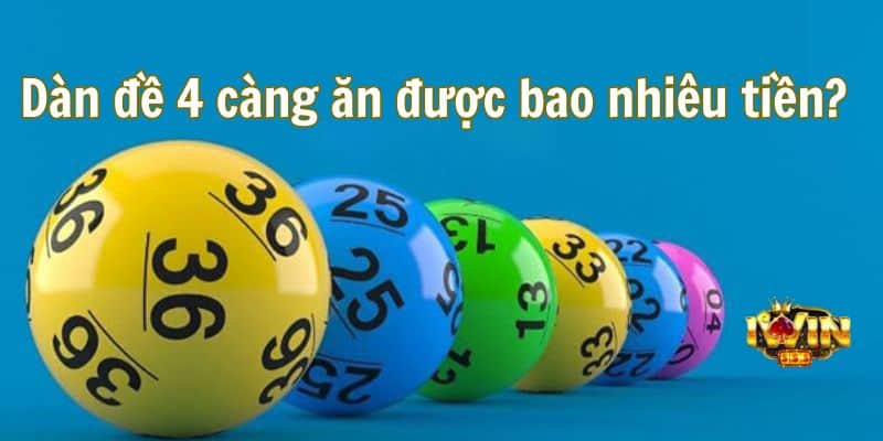 Dàn 4 càng ăn được bao nhiêu tiền?