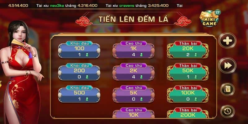 Game bài Tiến Lên Miền Nam tại Iwin kinh điển 